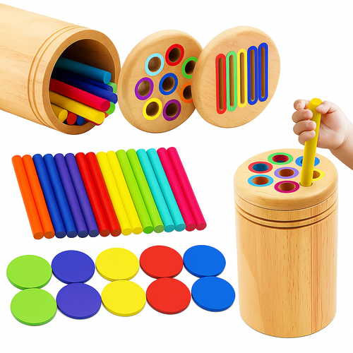 Jouet d'apprentissage en bois (2-5ans)